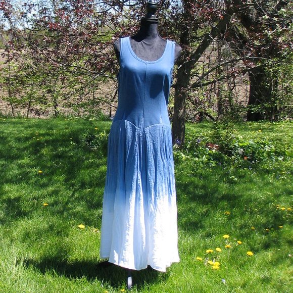 A bit boho ombre dyed Summer dress - Picture 1 of 3